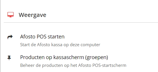 Zoek nieuw product